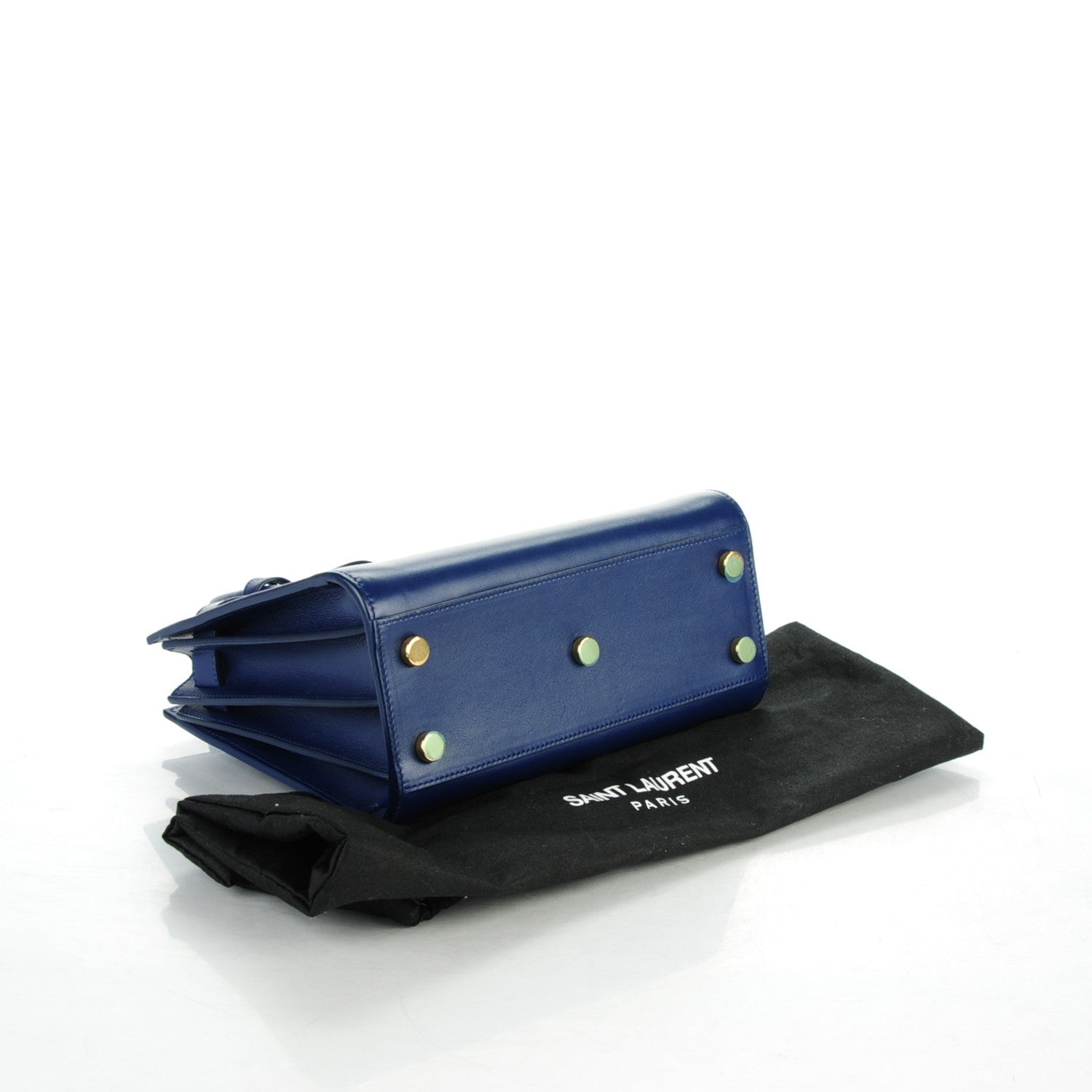 Saint Laurent Calfskin Nano Sac De Jour Royal Blue 4 of 6