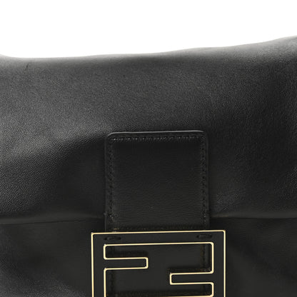 Fendi Shiny Nappa Small Mamma Baguette Black 8 of 10
