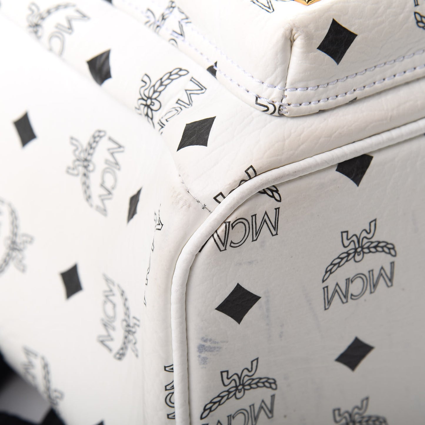 Visetos Studded Small Stark M Backpack White