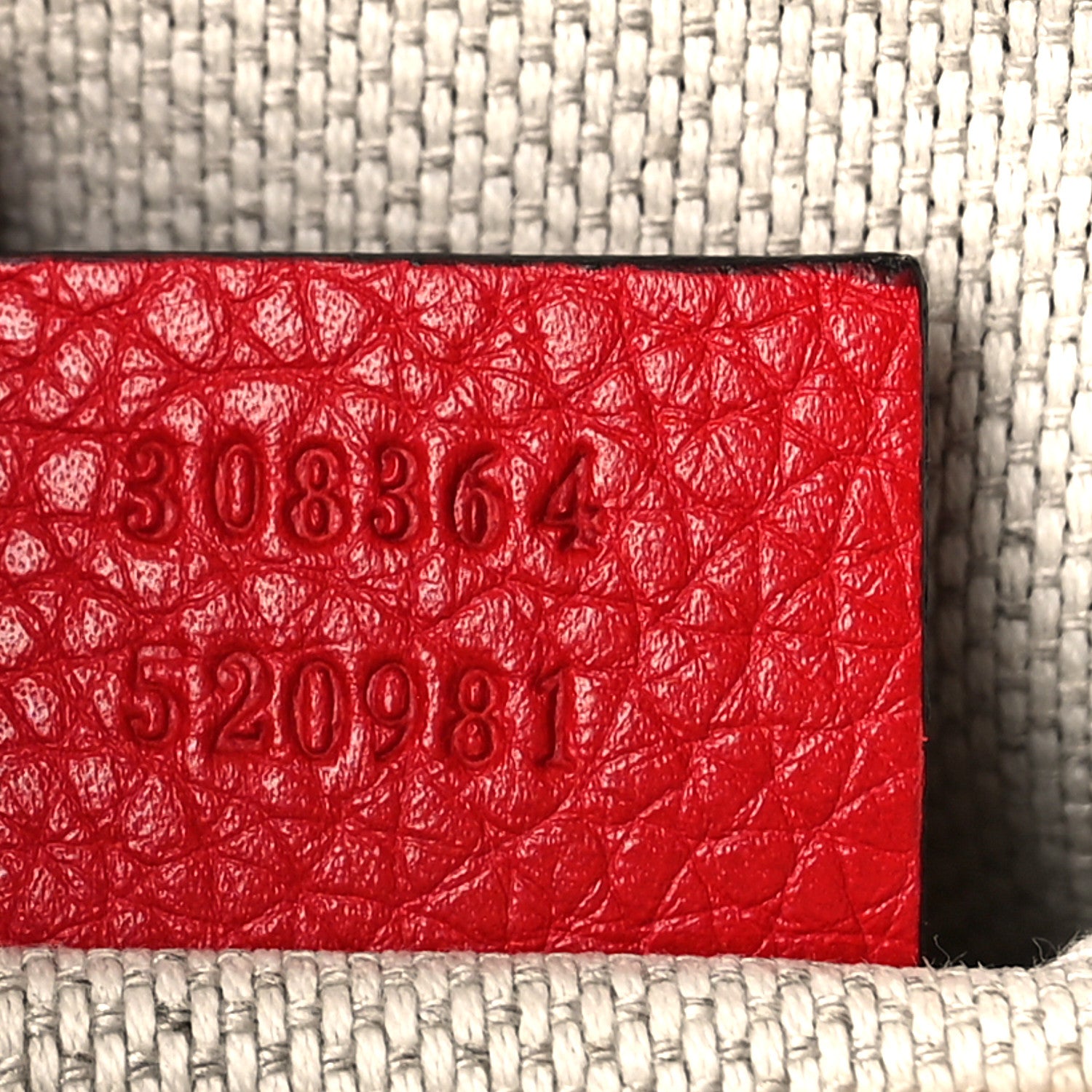 Gucci Pebbled Calfskin Small Soho Disco Bag Tabasco Red 7 of 10
