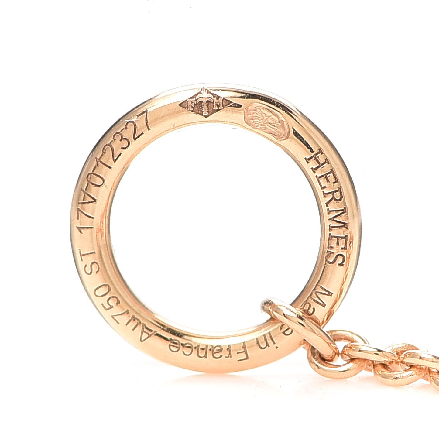 18K Rose Gold TPM Chaine d'Ancre Punk Necklace ST