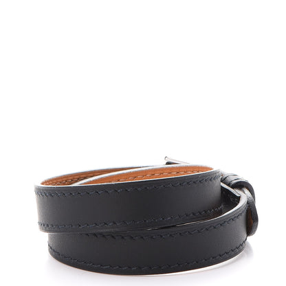 Hermes Chamonix Etriviere Double Tour Bracelet XS Black 3 of 6