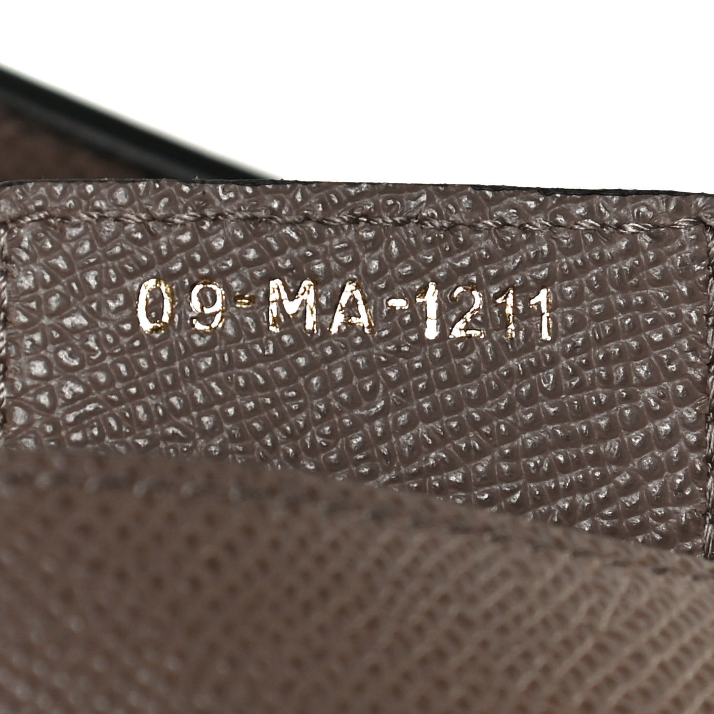 Grained Calfskin Saddle Bag Warm Taupe
