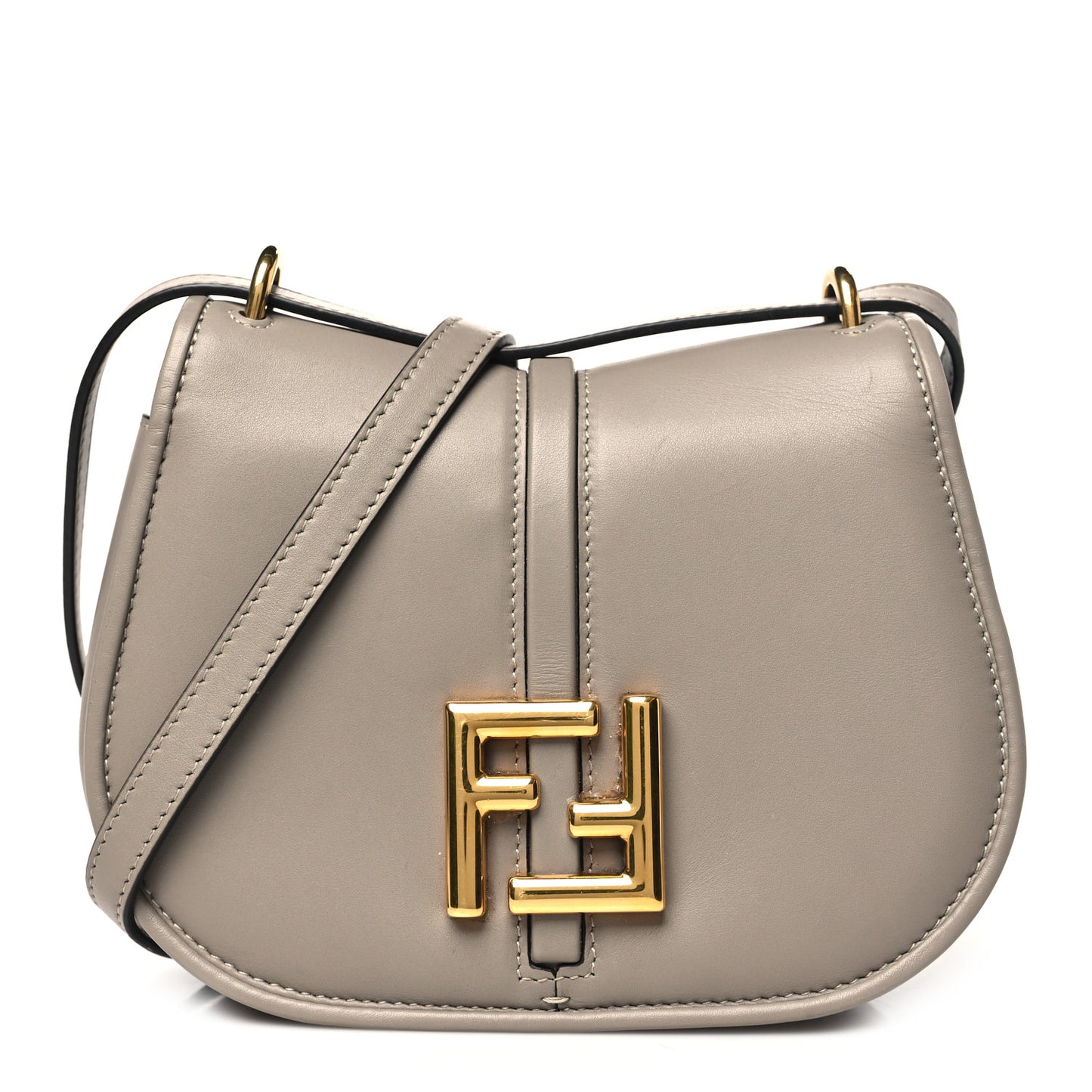 Vitello Brenta Cher Small Fendi C'mon Tortora
