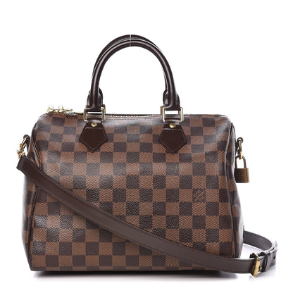 Louis Vuitton Damier Ebene Speedy Bandouliere 25 1 of 12