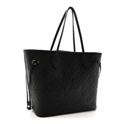 Louis Vuitton Empreinte Monogram Giant Neverfull MM Black 4 of 10