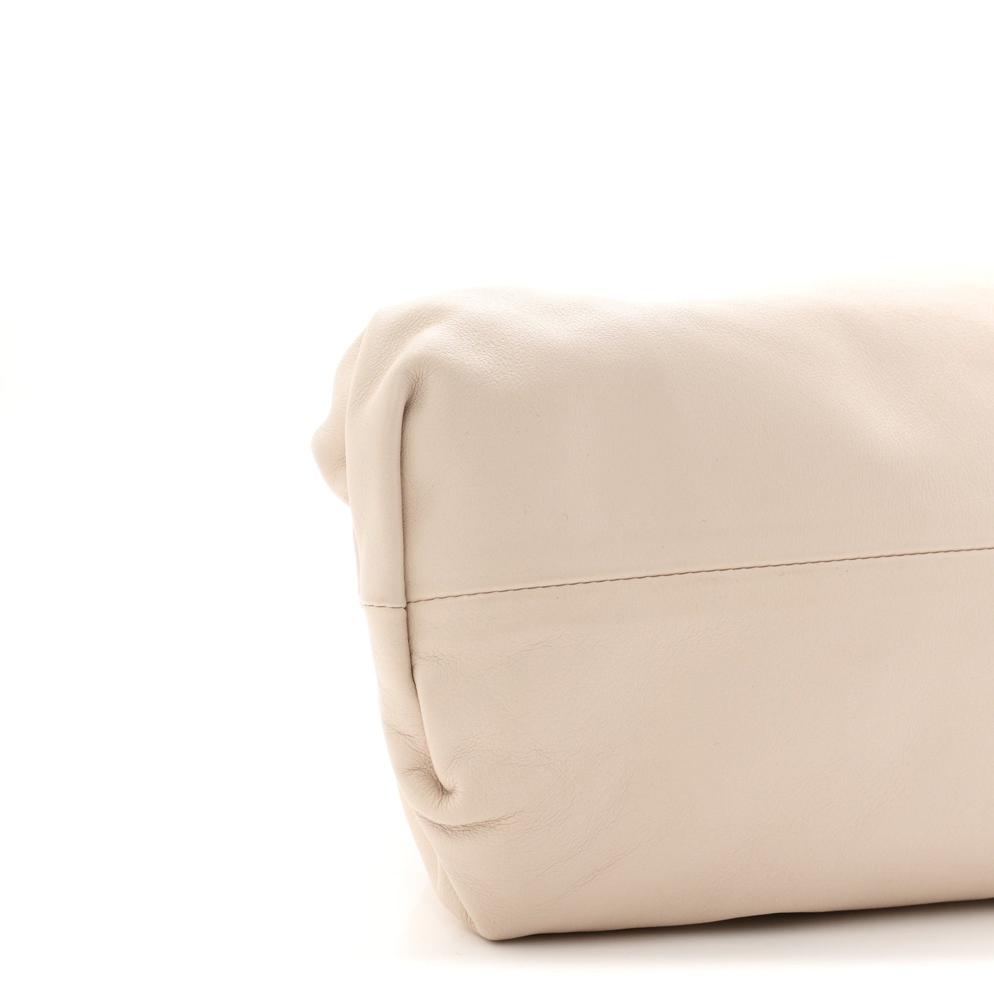Smooth Butter Calf The Pouch Oversized Clutch Plaster