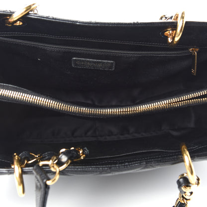 Chanel Caviar Quilted Grand Shopping Tote GST Black 5 of 10