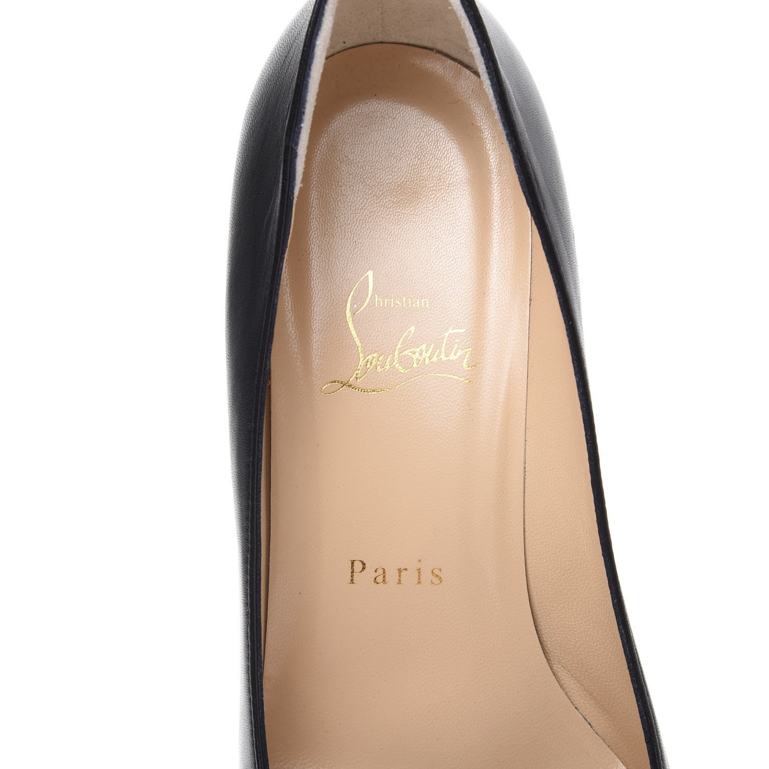 Christian Louboutin Shiny Nappa Pipina 55 Wedges 39 Black 6 of 10
