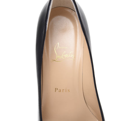 Christian Louboutin Shiny Nappa Pipina 55 Wedges 39 Black 6 of 10