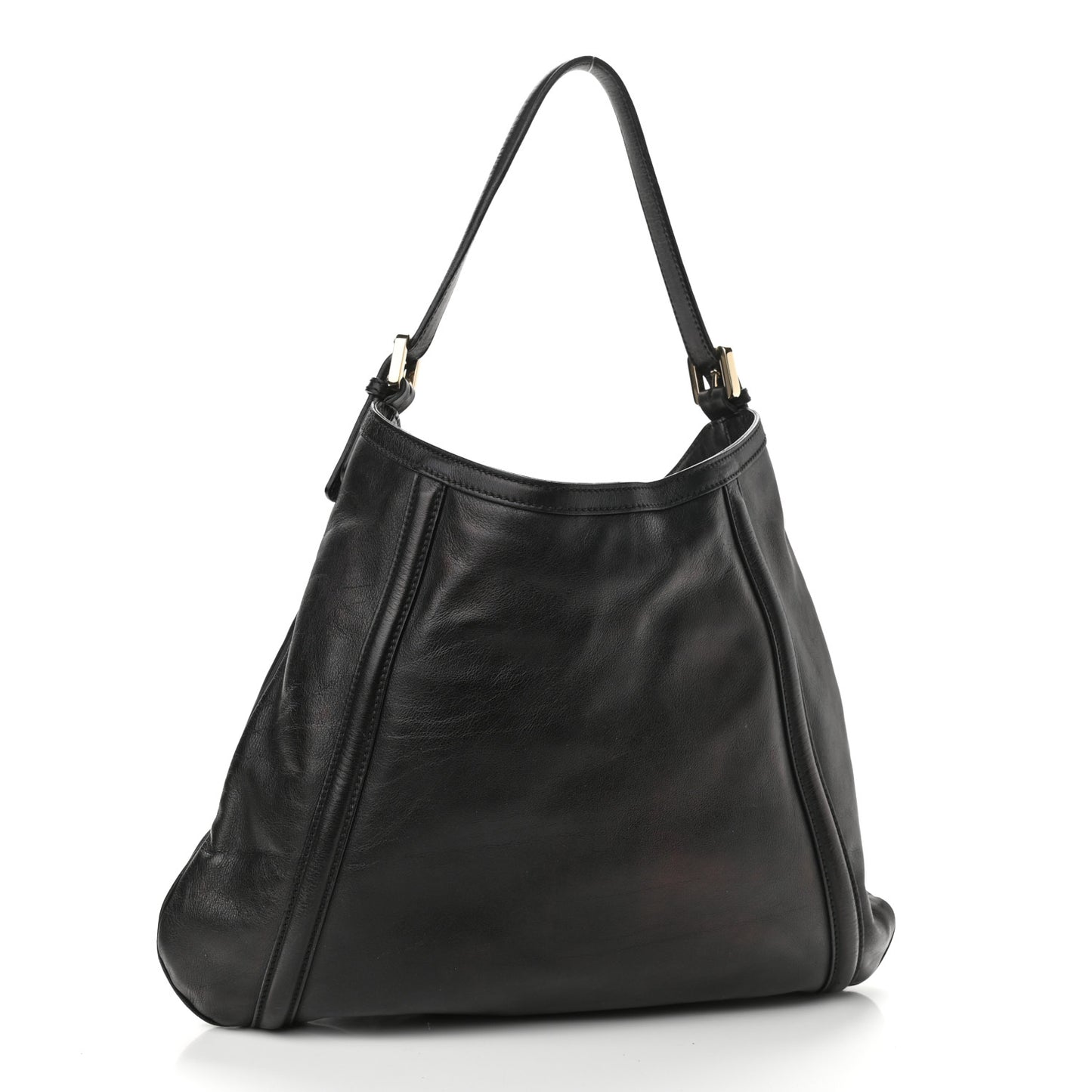 Calfskin Medium Britt Hobo Black