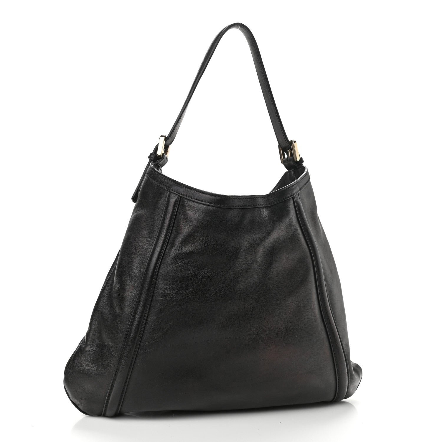 Gucci Calfskin Medium Britt Hobo Black 2 of 12