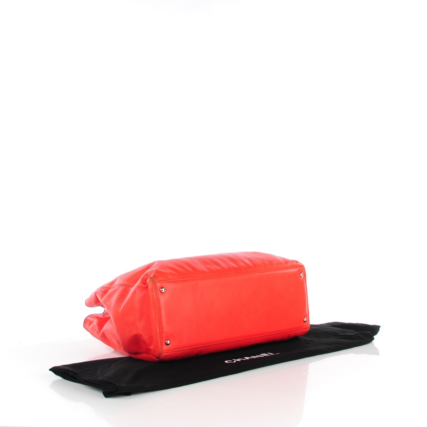 Chanel Lambskin Executive Cerf Shopper Tote Red 8 of 13