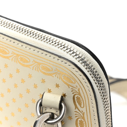 Gucci X SEGA Calfskin GUCCY Stars Mini Dome Shoulder Bag Mystic White Gold 15 of 17