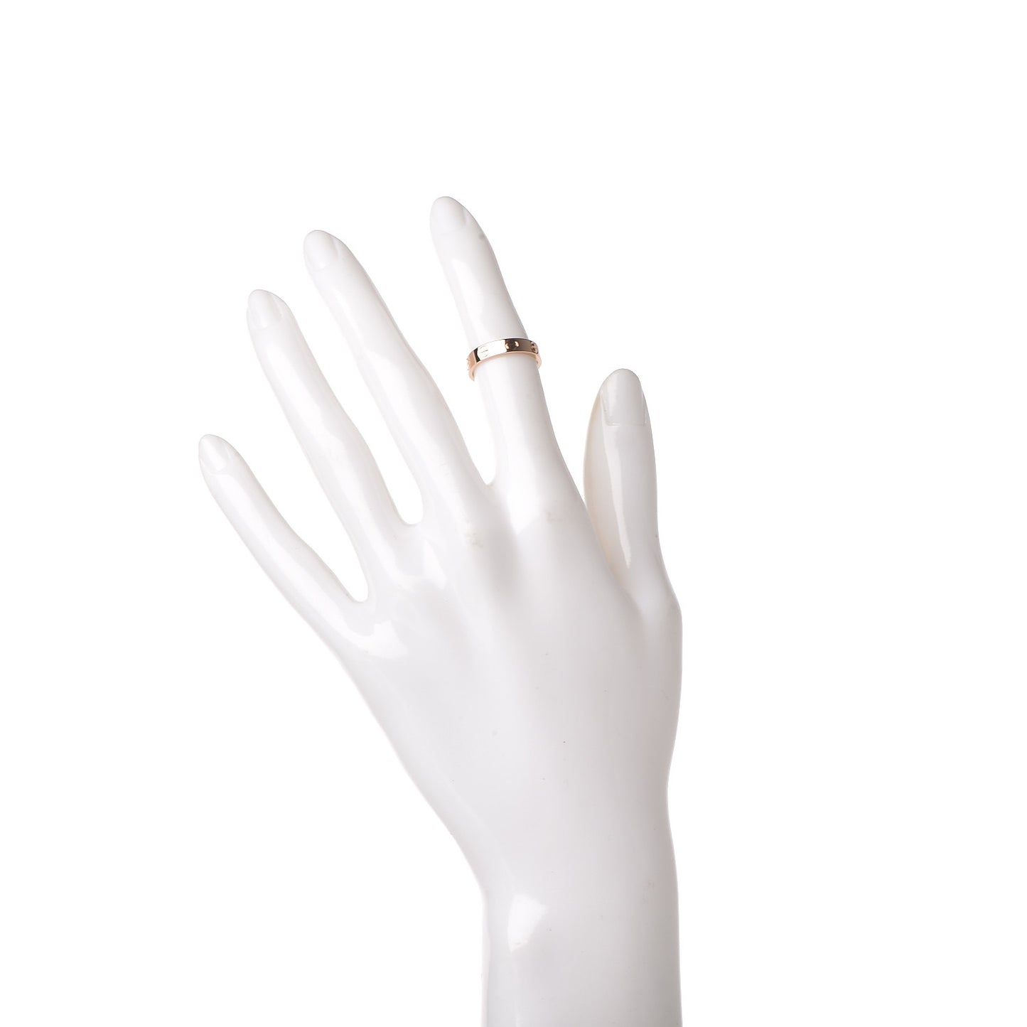18K Pink Gold 3.5mm LOVE Wedding Band Ring 47 4