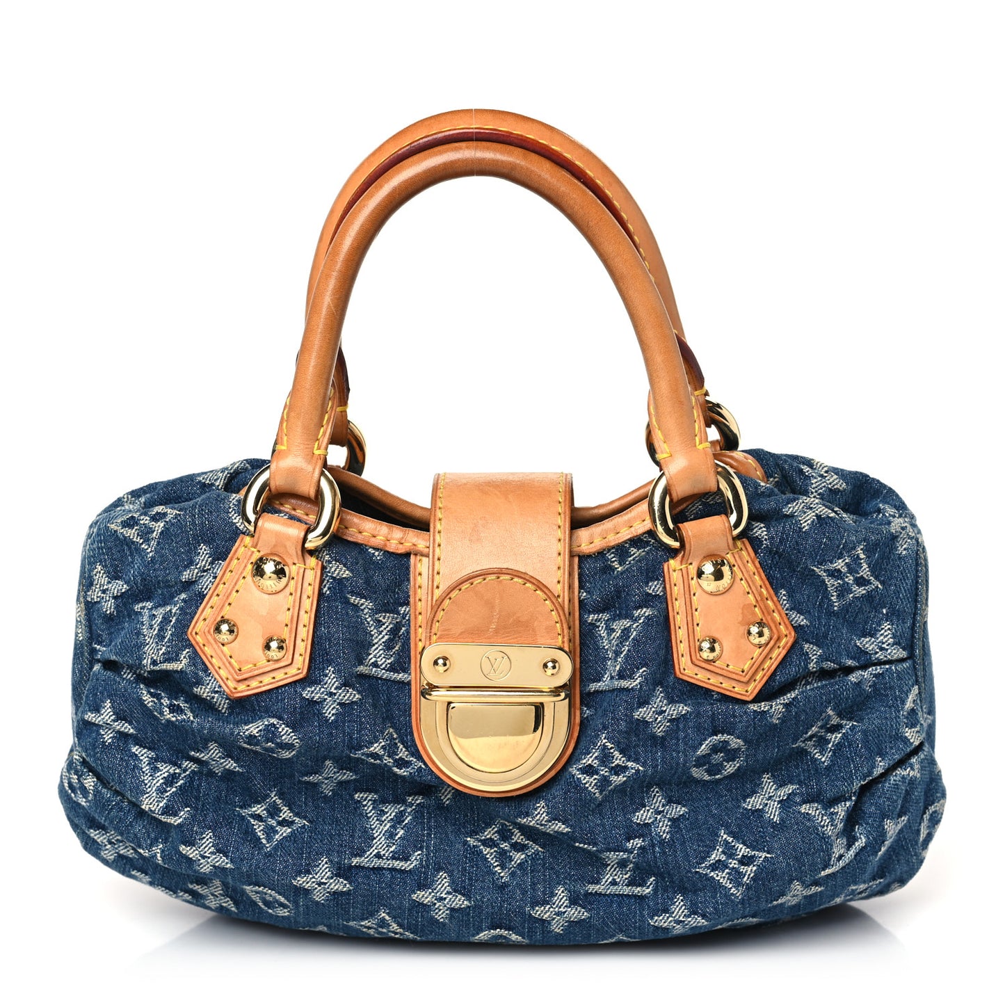 Monogram Denim Pleaty Blue