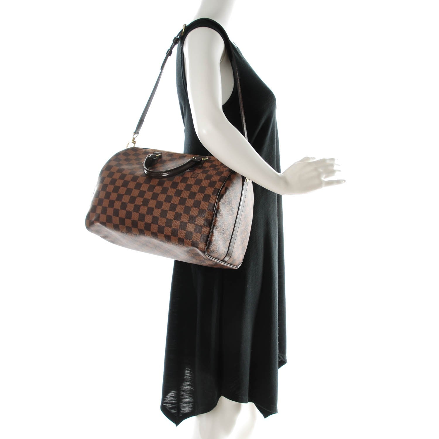 Louis Vuitton Damier Ebene Speedy Bandouliere 30 2 of 8