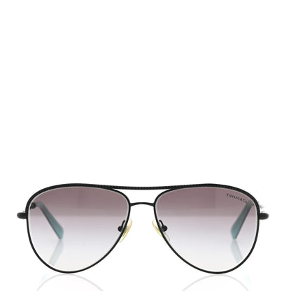 Tiffany Acetate TF3062 Pilot Sunglasses Black Blue 2 of 7
