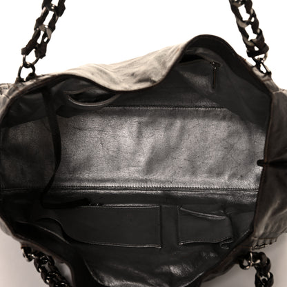 Chanel Glazed Caviar East West Modern Chain Tote Brown 5 of 13