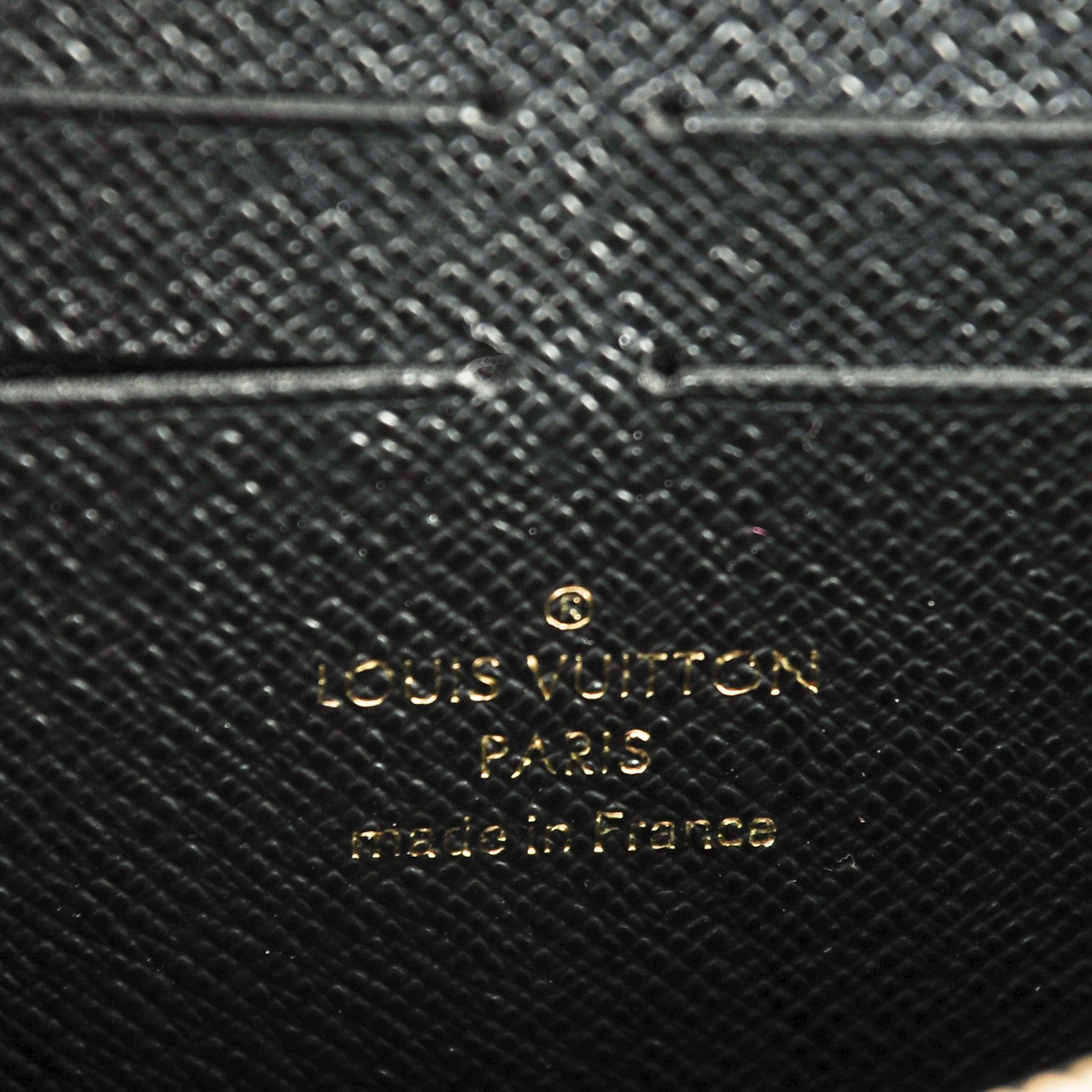 Louis Vuitton Calfskin Colored Monogram Zippy Wallet Blue Black 6 of 7