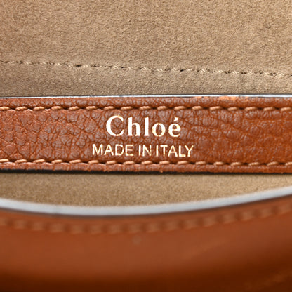 Chloe Calfskin Braided Small Hudson Shoulder Bag Caramel 6 of 17