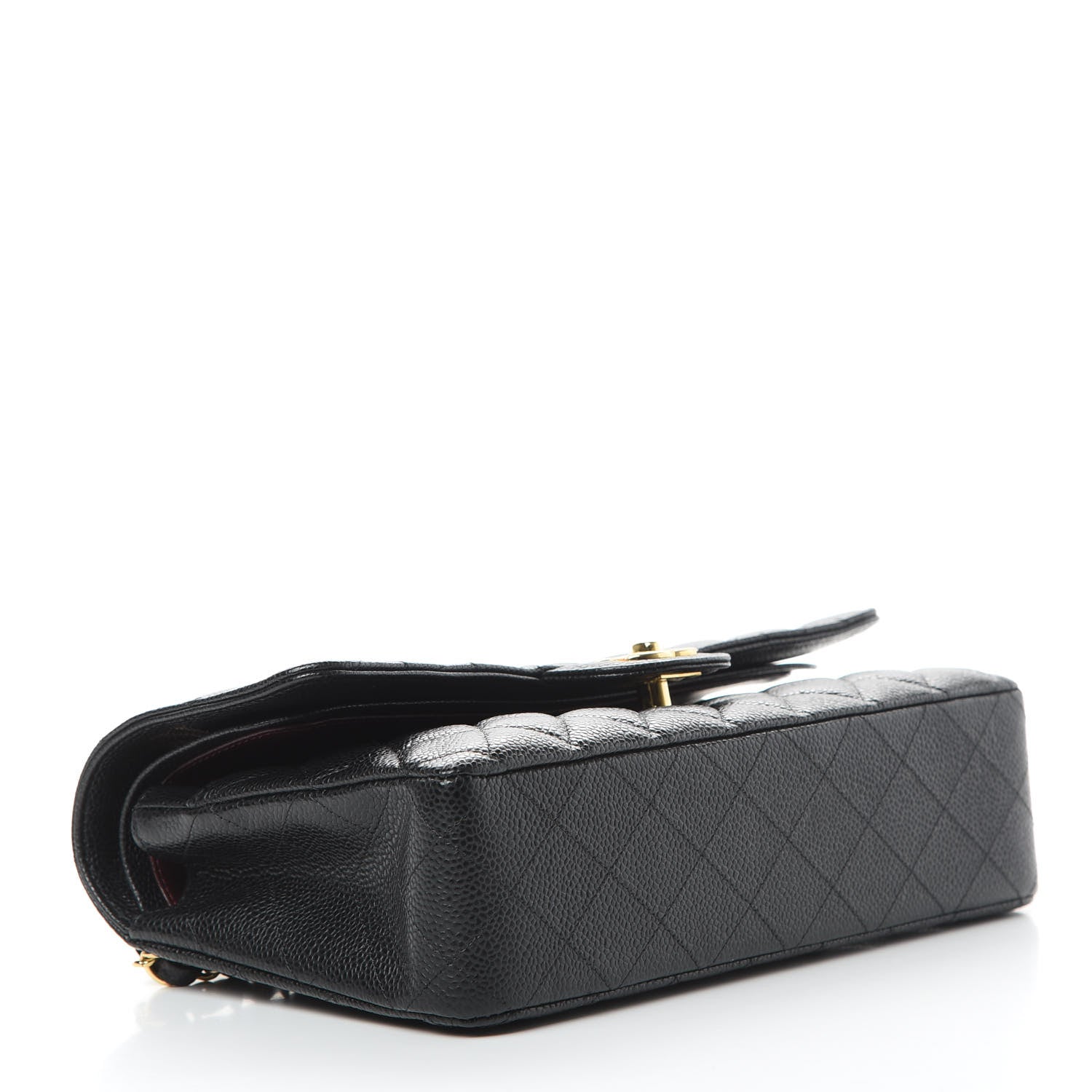 Chanel Caviar Quilted Medium Double Flap Black 5 of 12