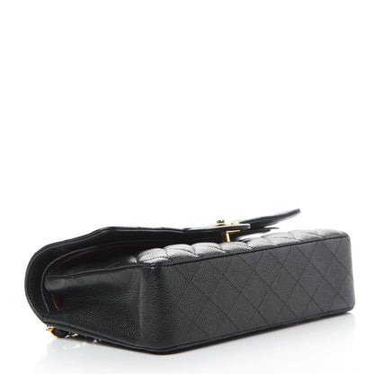Chanel Caviar Quilted Medium Double Flap Black 5 of 12