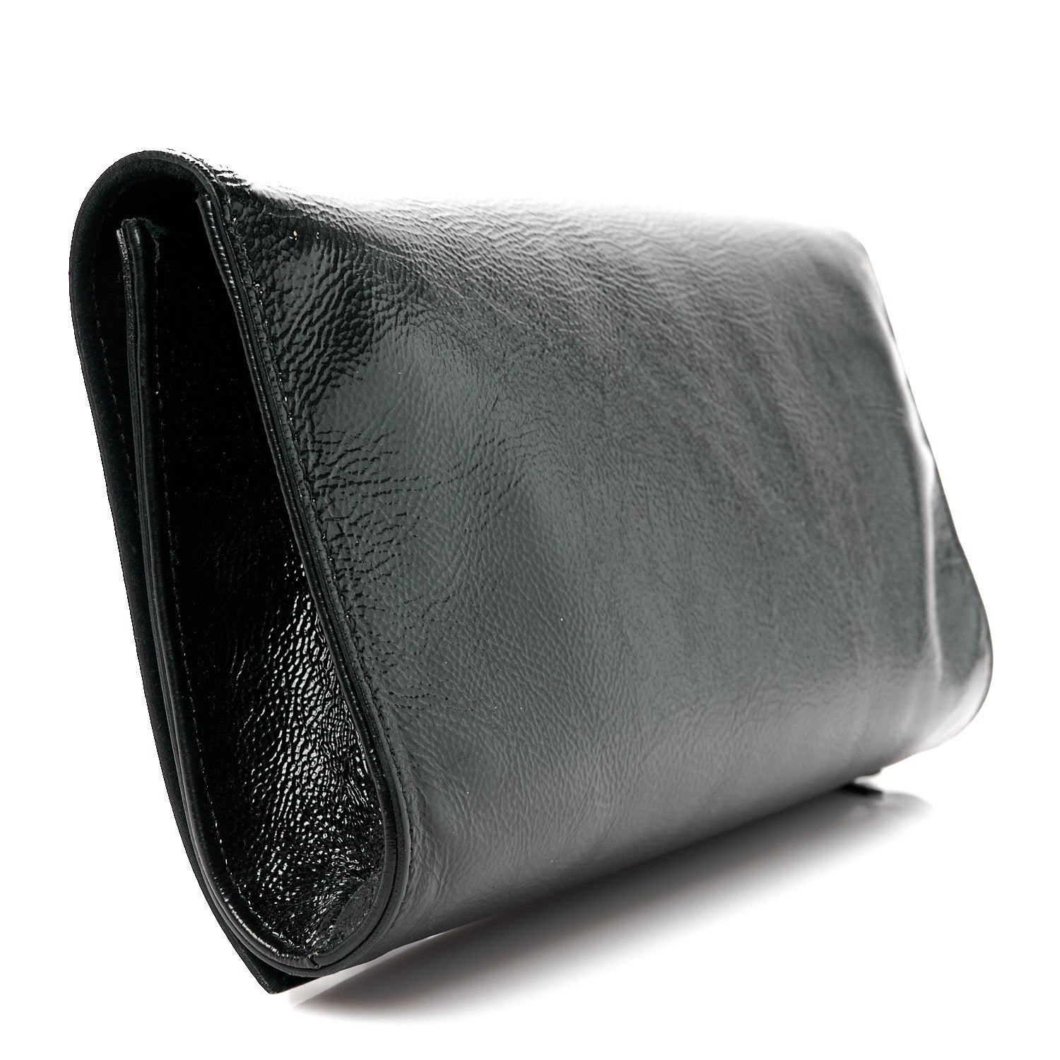Gucci Soft Patent Medium Soho Clutch Black 3 of 13