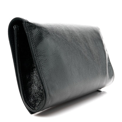 Gucci Soft Patent Medium Soho Clutch Black 3 of 13