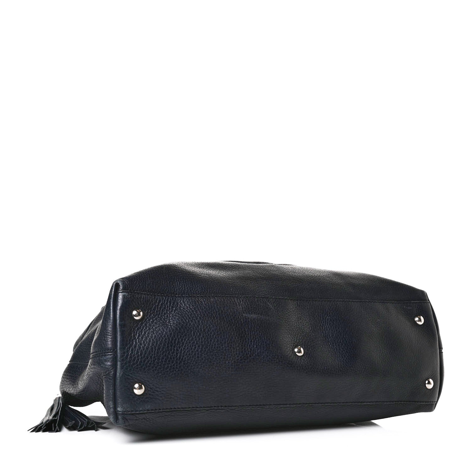 Gucci Cellarius Calfskin Medium Soho Working Tote Blue 5 of 17