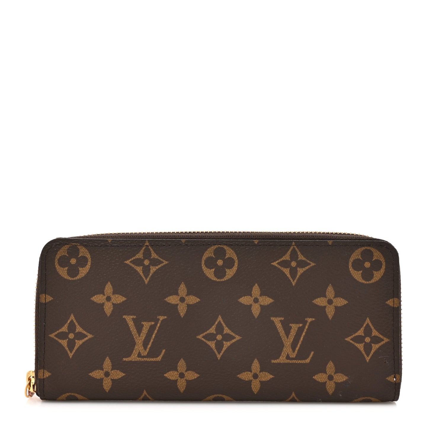 Monogram Clemence Wallet Rose Ballerine