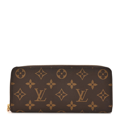 Louis Vuitton Monogram Clemence Wallet Rose Ballerine 1 of 10