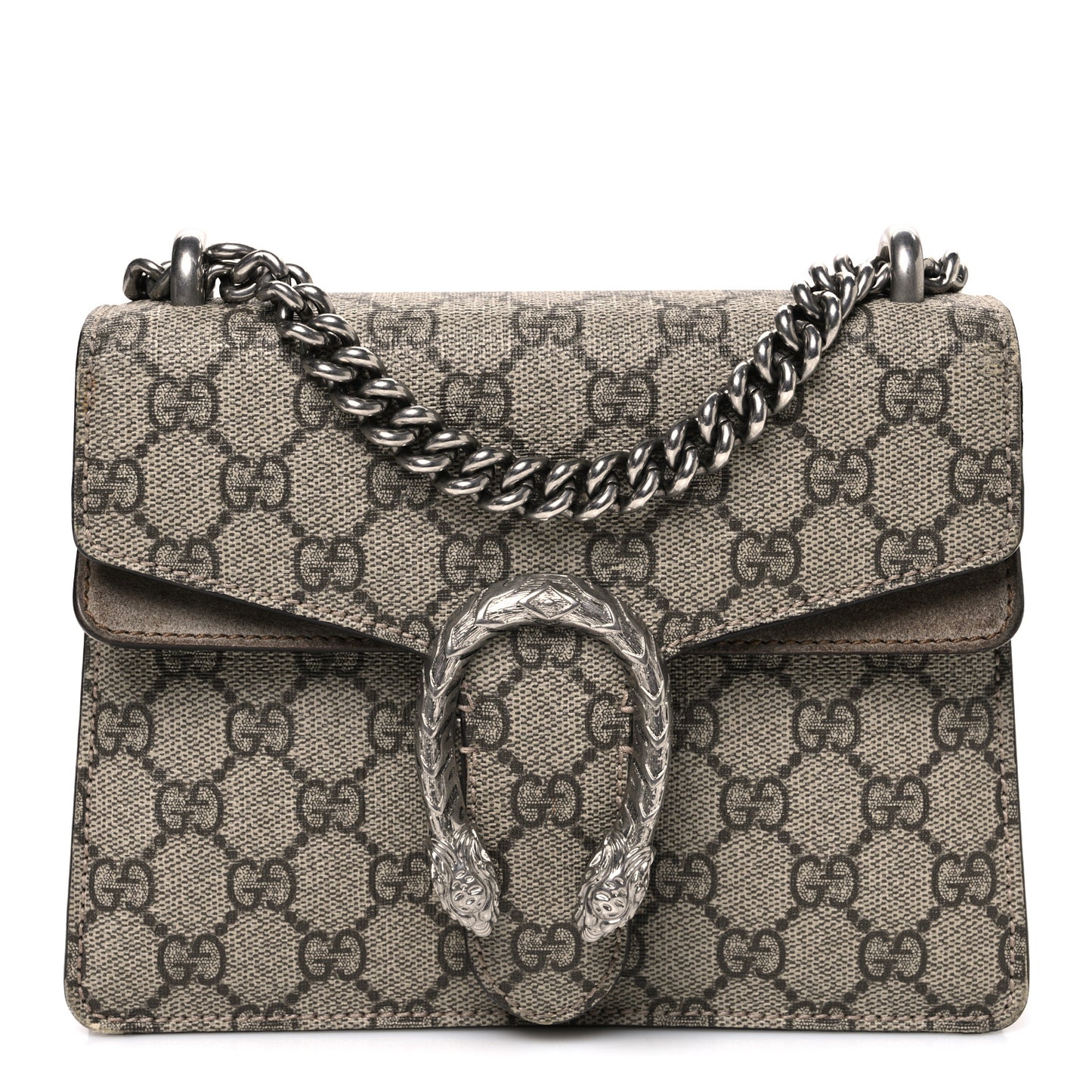 GG Supreme Monogram Mini Dionysus Shoulder Bag Taupe