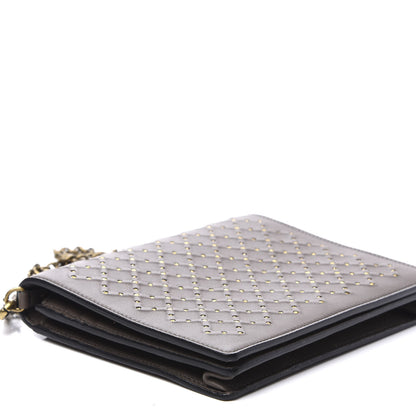 Bottega Veneta Nappa Studded Catena Chain Wallet New Steel 5 of 8