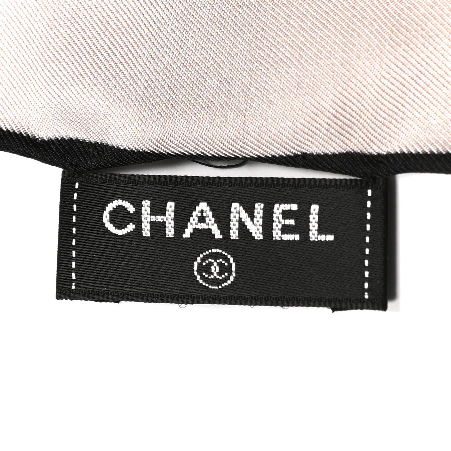 Silk CC Square Scarf Rose Black