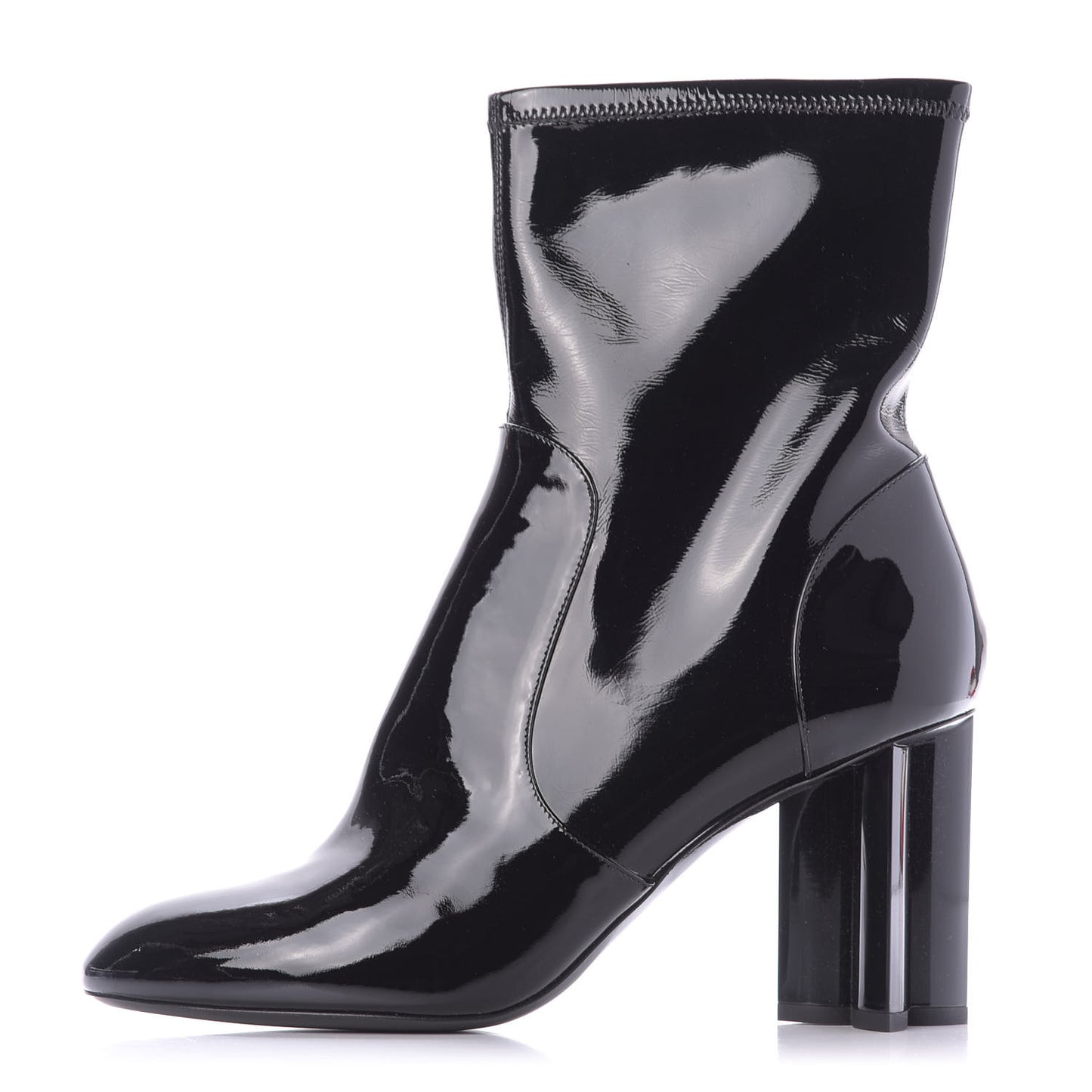 Patent Uniformes Silhouette Ankle Boots 41 Black
