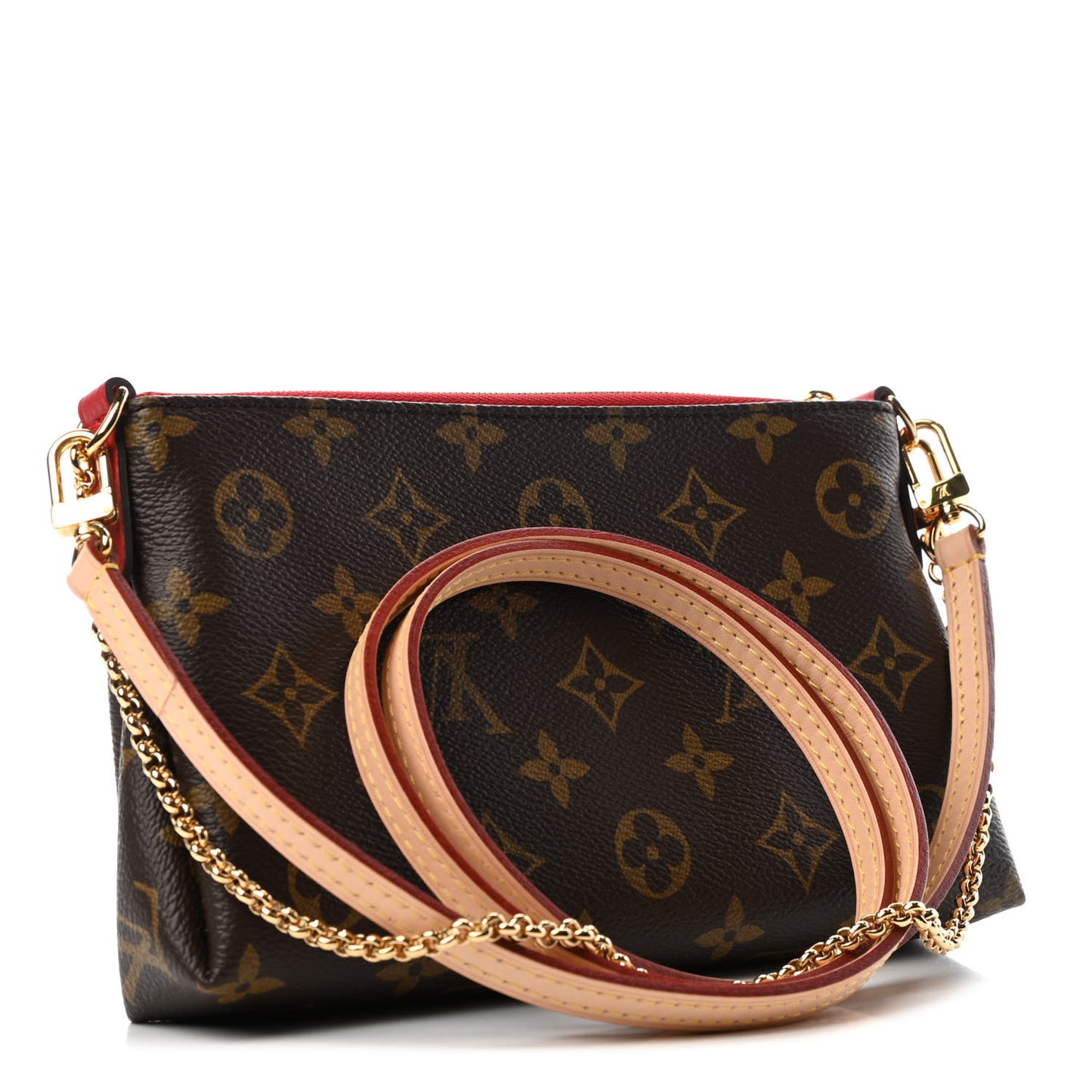 Monogram Pallas Clutch Cherry