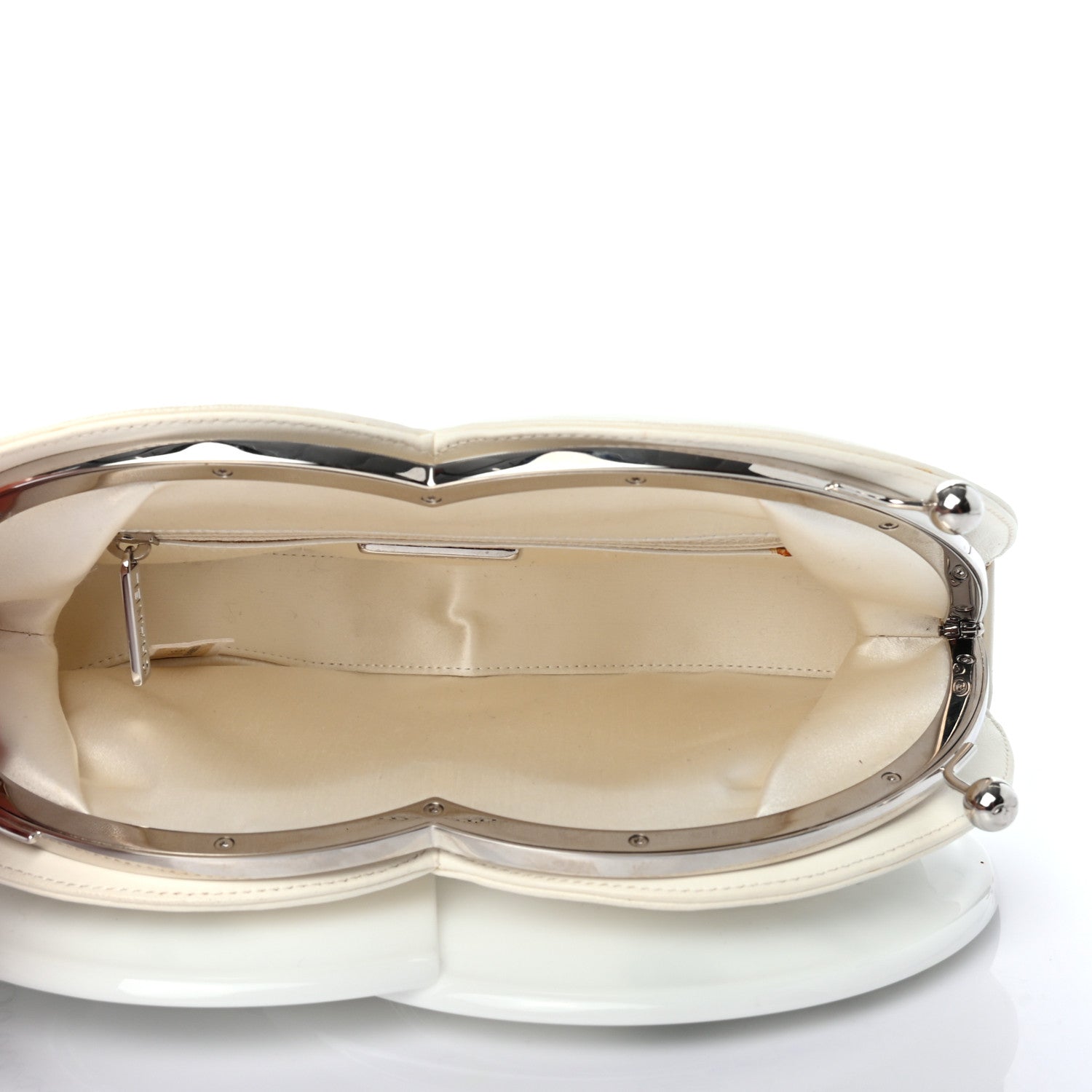 Chanel Plexiglass Brasserie Gabrielle Plates Minaudiere White 5 of 7