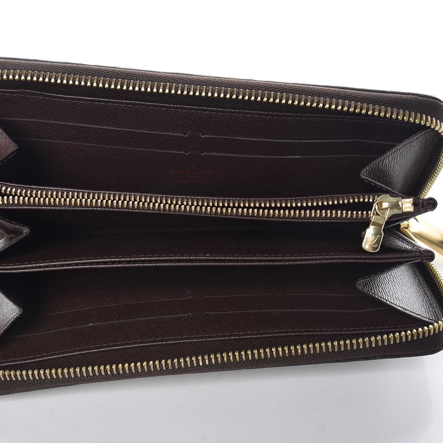 Louis Vuitton Damier Ebene Zippy Wallet 5 of 9