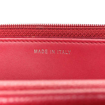 Chanel Caviar Quilted Wallet On Chain WOC Red 7 of 14