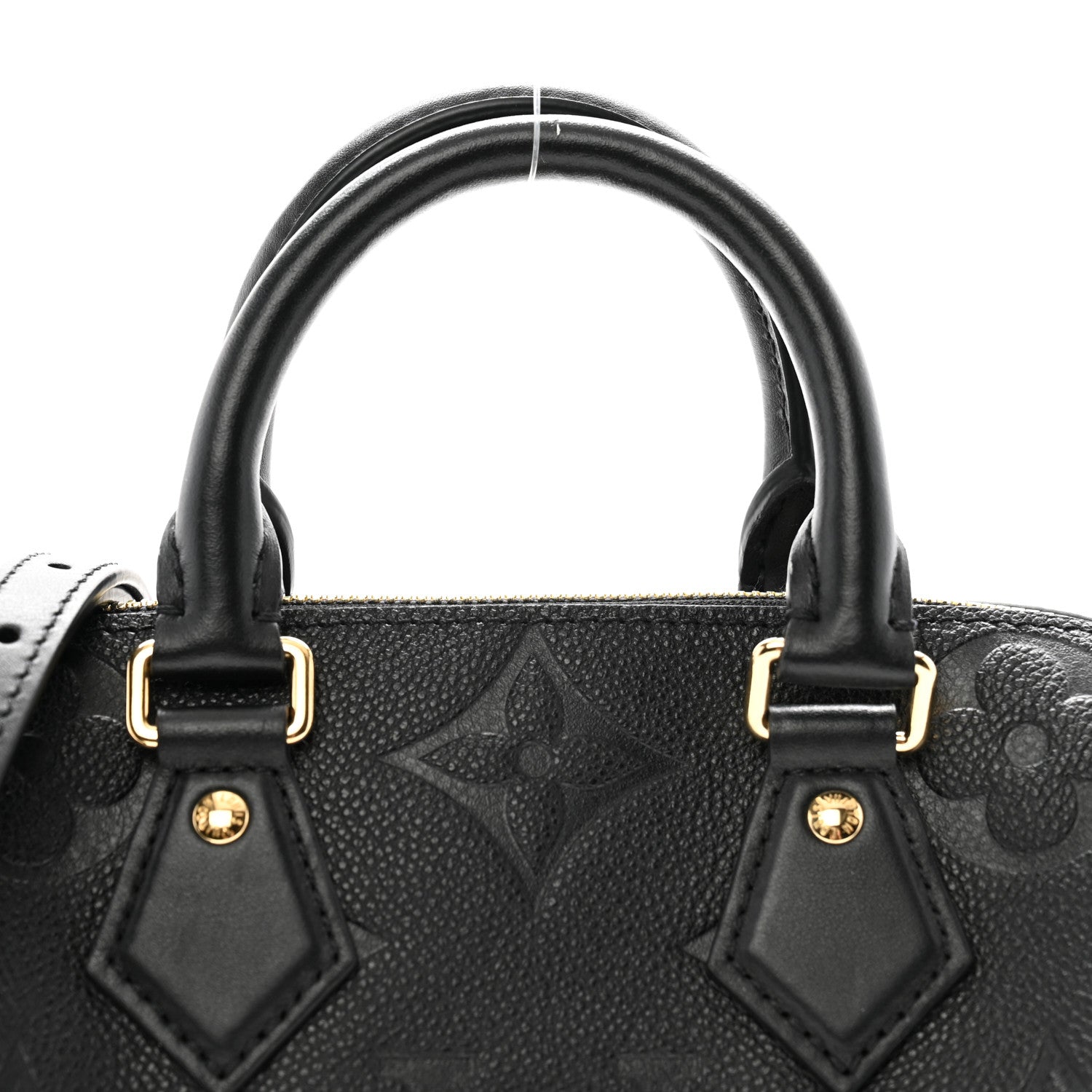Louis Vuitton Empreinte Monogram Giant Speedy Bandouliere 20 Black 7 of 9
