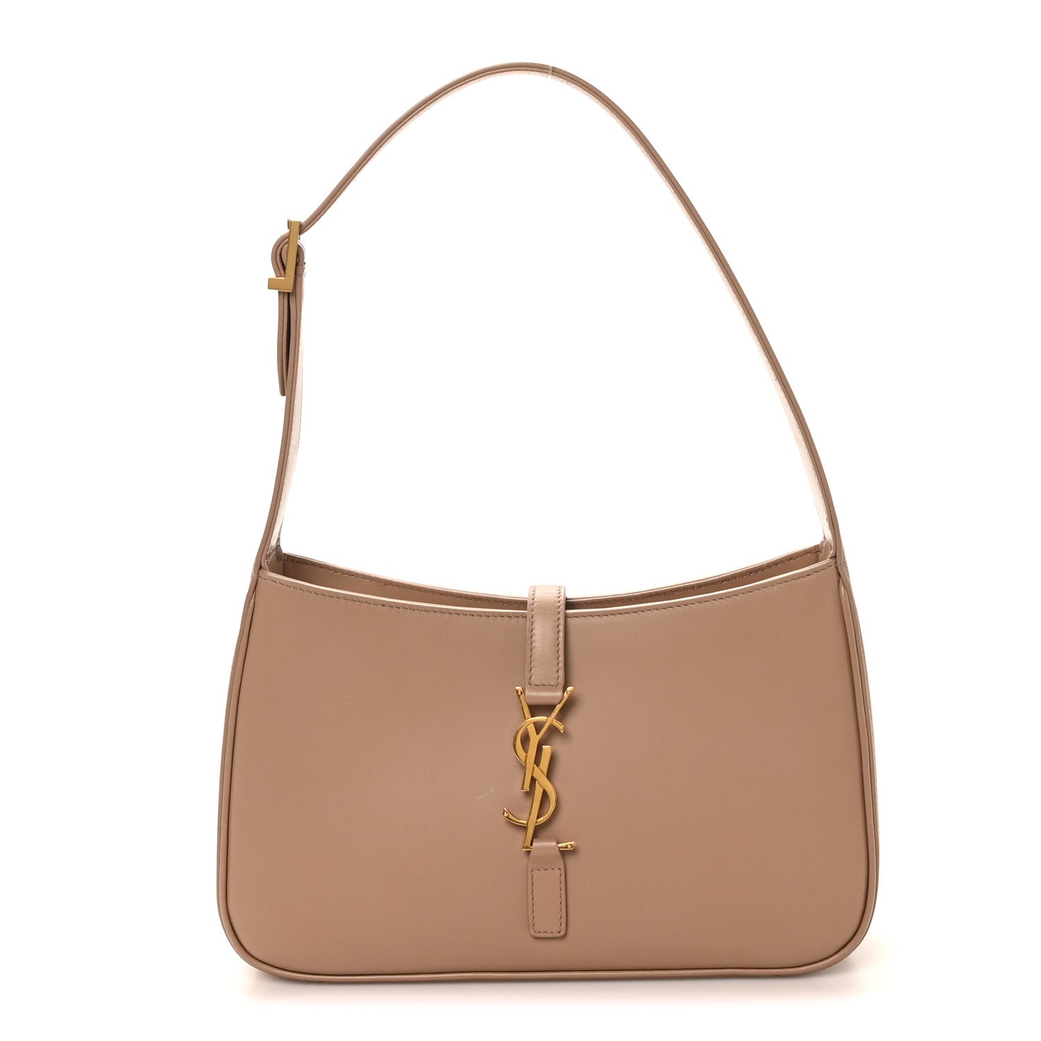 Saint Laurent Smooth Calfskin Le 5 A 7 Hobo Rosy Sand 1 of 9