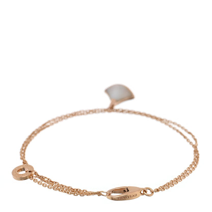 Bulgari 18K Rose Gold Mother of Pearl Divas' Dream Bracelet SM 2 of 3