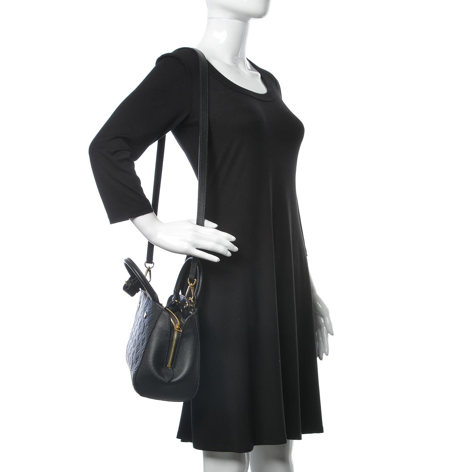 Louis Vuitton Empreinte Montaigne BB Black 2 of 9