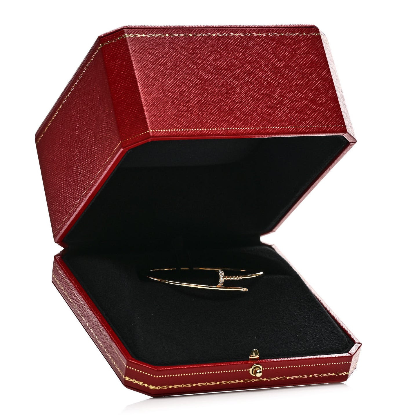 18K Yellow Gold Diamond Small Juste Un Clou Bracelet 17