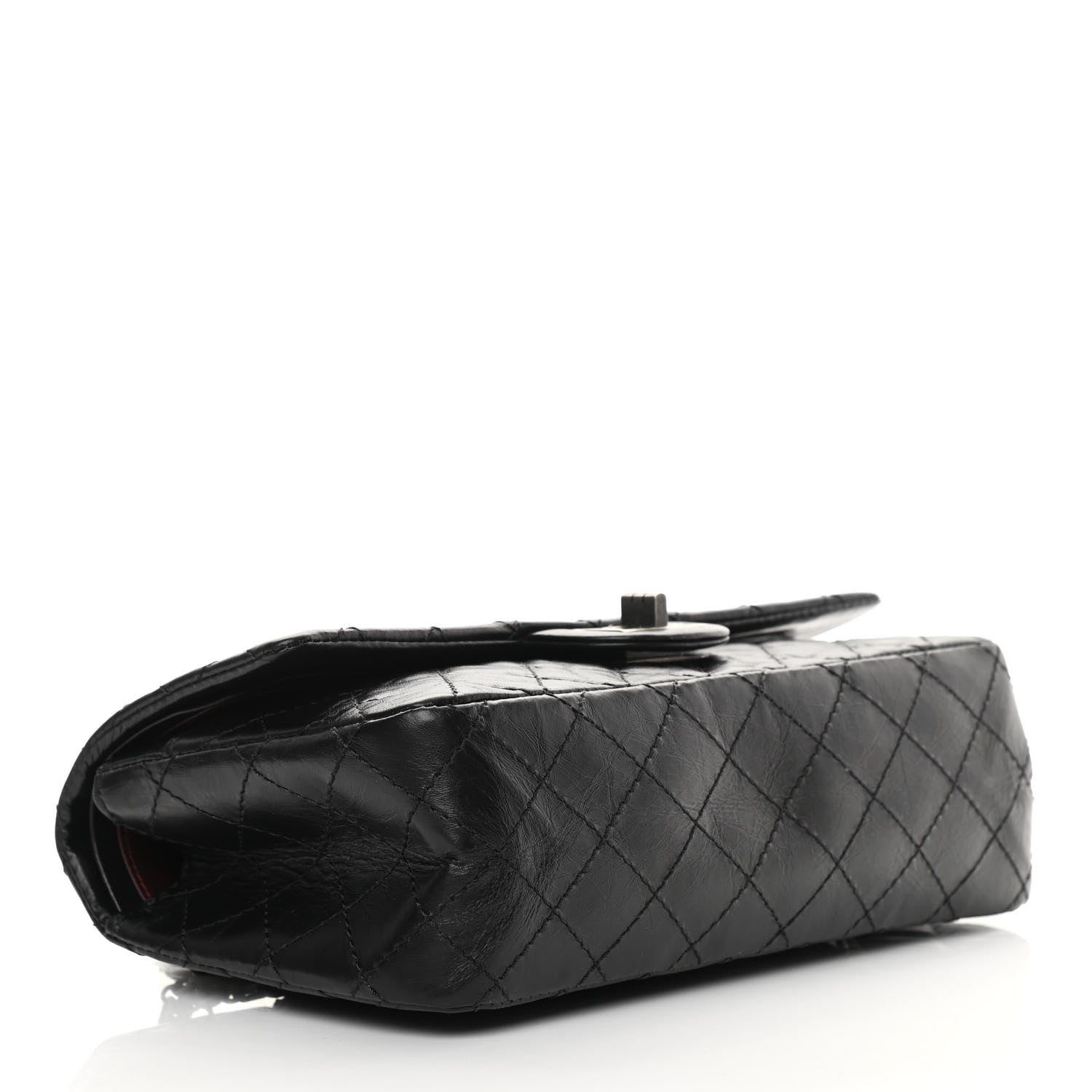 Chanel Aged Calfskin Quilted 2.55 Reissue 225 Flap Black 4 of 13