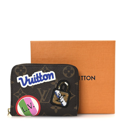 Louis Vuitton Monogram Travel Stickers Zippy Coin Purse 8 of 8