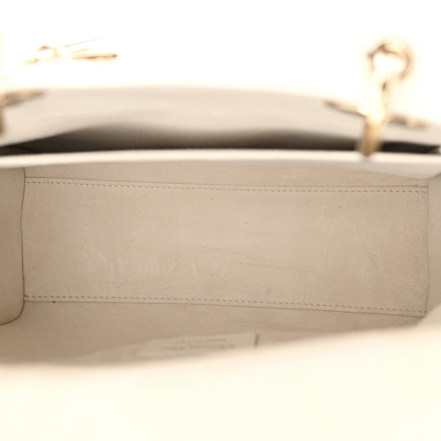 Lambskin Cannage Medium Lady Dior White