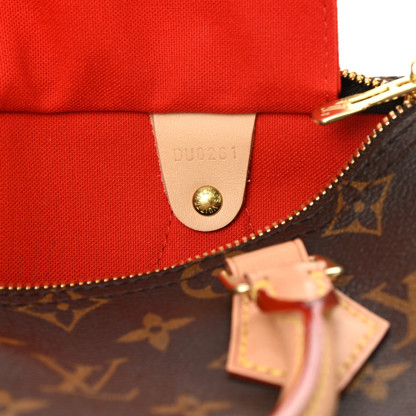 Monogram My LV Heritage Speedy Bandouliere 25 Rouge Orange