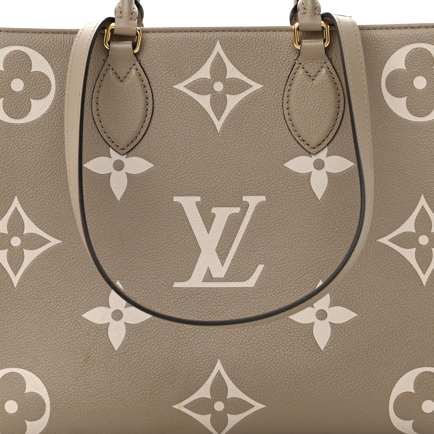 Louis Vuitton Empreinte Monogram Giant Onthego MM Tourterelle Creme 7 of 11